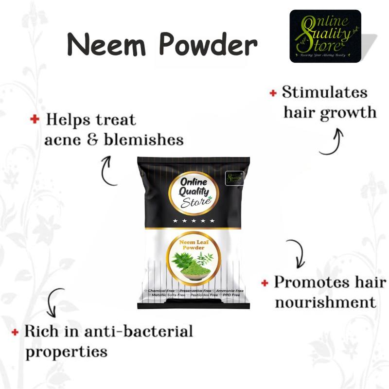 Online Quality Store Neem Powder For Face & Hair