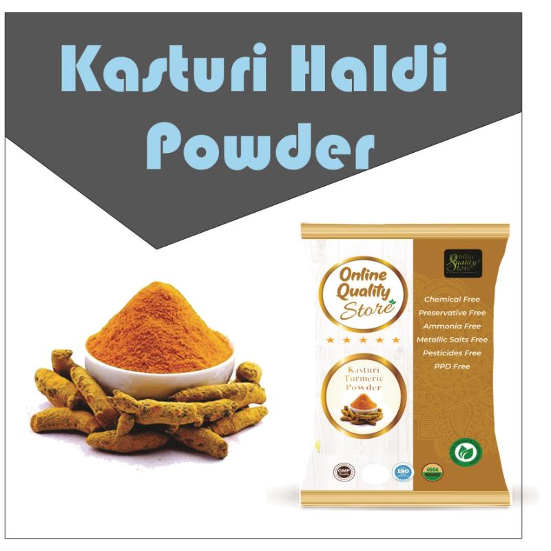 Online Quality Store Kasturi Turmeric Powder, Chandan Powder & Mulethi Powder for Hair & Skin