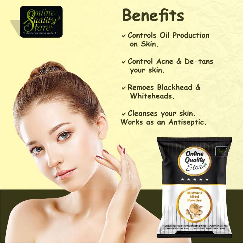 Online Quality Store Pure Multani Mitti Powder For Hair & Skin