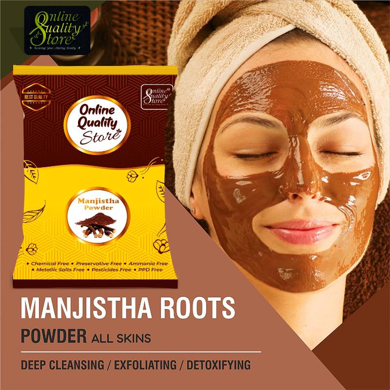 Online Quality Store Manjistha Powder Pure & Natural For Hair & Skin