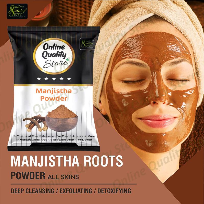 Online Quality Store Organic Manjistha Powder For Hair & Skin Rubia Cordifolia