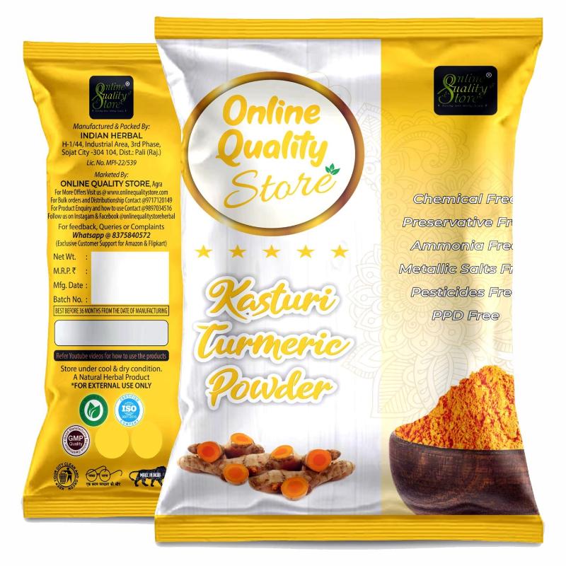 Online Quality Store Kasturi Turmeric Powder For Hair & Skin