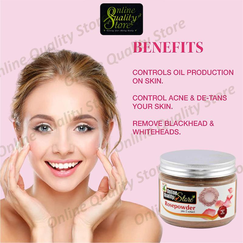 Online Quality Store Rose Powder Pure & Natural For Hair & Skin