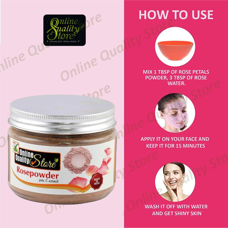 Online Quality Store Rose Powder Pure & Natural For Hair & Skin