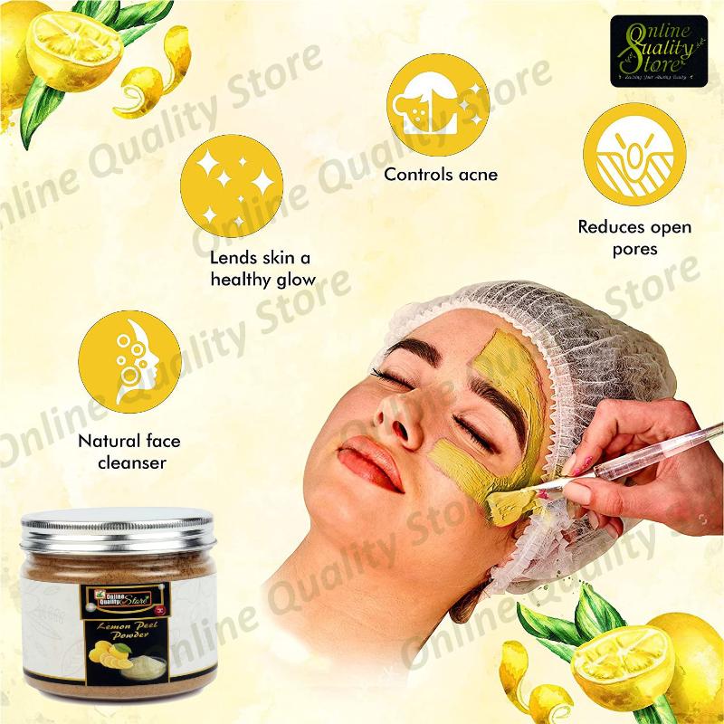 Online Quality Store Lemon Peel Powder For Skin Whitening