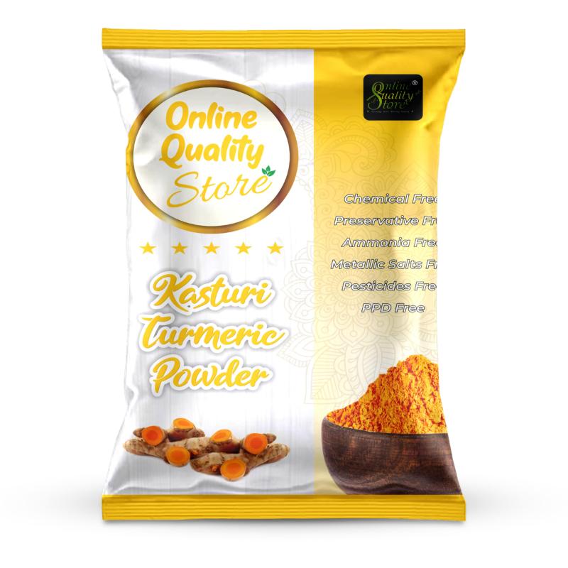 Online Quality Store Kasturi Turmeric Powder + Sandalwood Powder For Skin