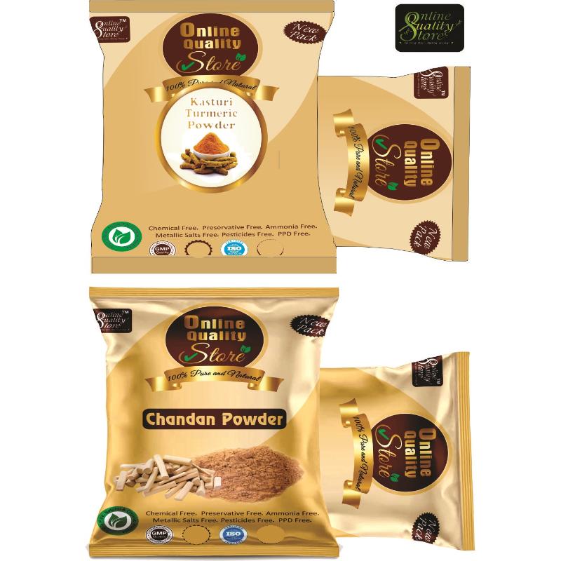 Online Quality Store Kasturi Turmeric Powder And Chandan Powder For Skin