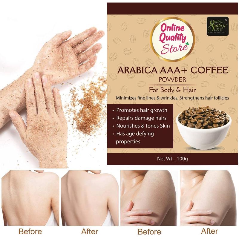 Online Quality Store Arabica Aaa+ Coffee Powder For Body & Hair