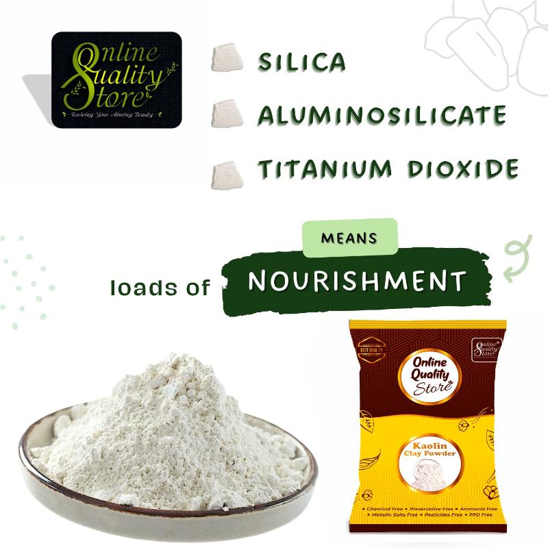 Online Quality Store Pure & Natural Kaolin Clay Powder For Face Mask