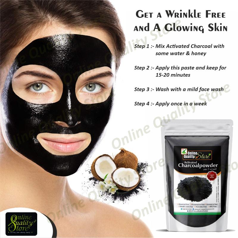 Online Quality Store Activated Charcoal Powder Face Pack