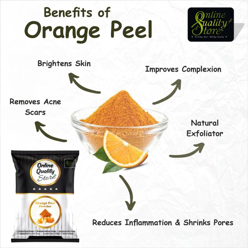 Online Quality Store Sandalwood Powder, Orange Peel Powder & Multani Mitti Powder For Skin