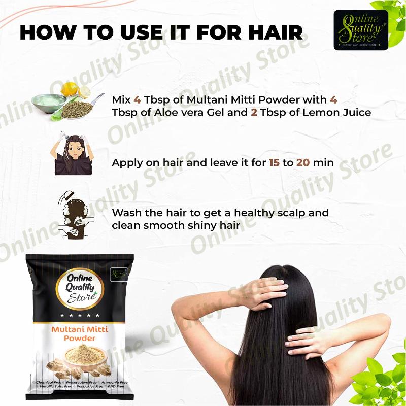Online Quality Store Sandalwood Powder, Orange Peel Powder & Multani Mitti Powder For Skin