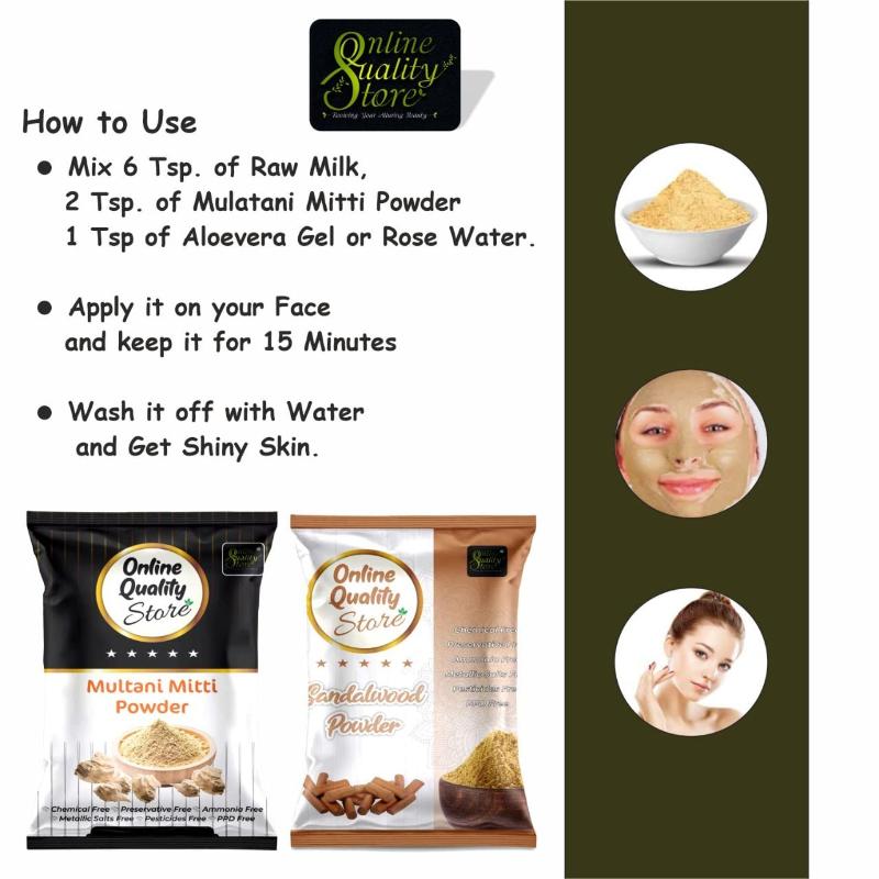 Online Quality Store Multani Mitti And Chandan Powder For Skin