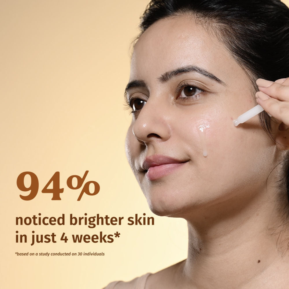 Vilvah Milk Drops Brightening Serum For Hydrated Skin, Dark Spot Care & Hyperpigmentation