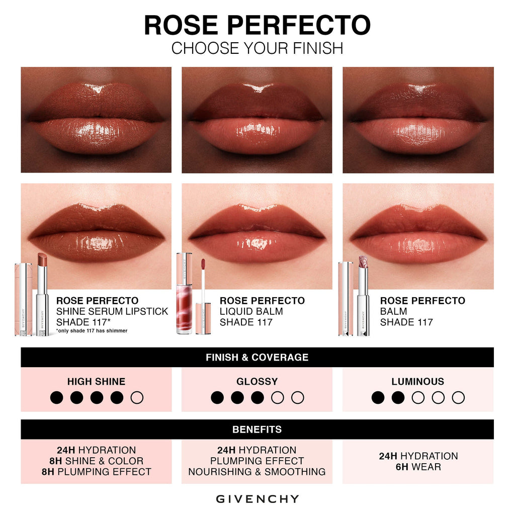 Givenchy Rose Perfecto Shine Lipstick