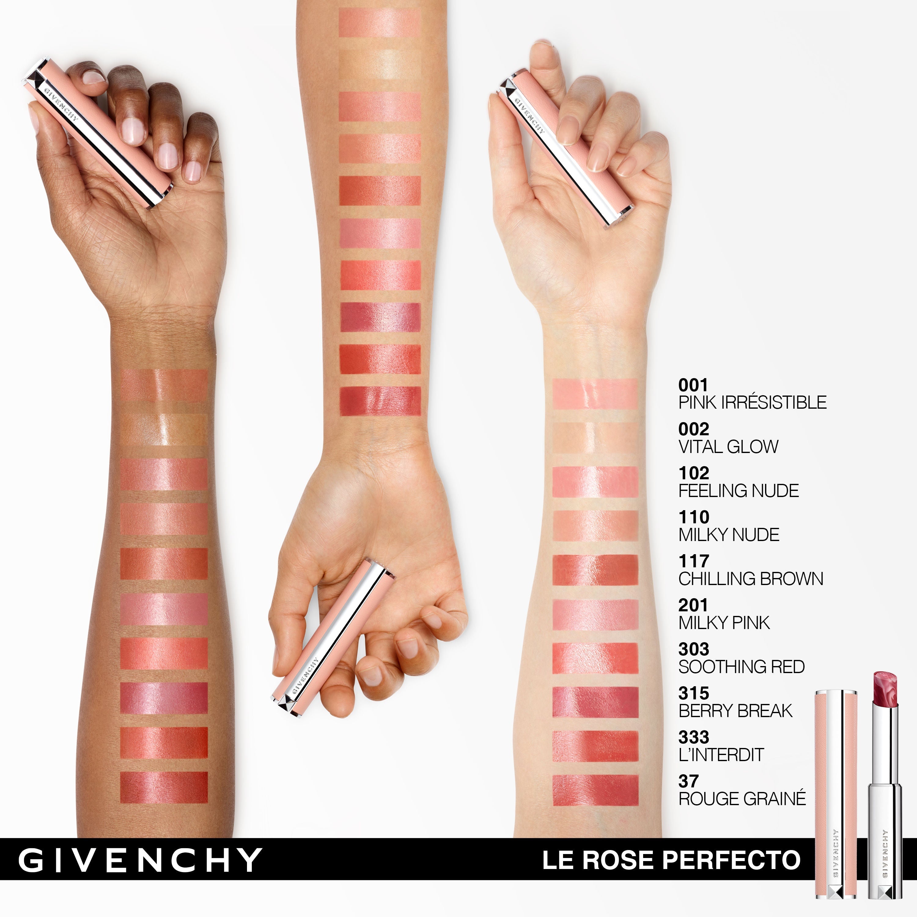 Givenchy Rose Perfecto Lipstick