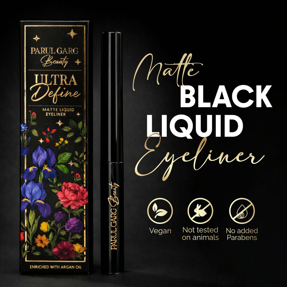 Parul Garg Beauty Black Liquid Eyeliner Smudge-Proof, Water-Resistant, Long-Stay Matte