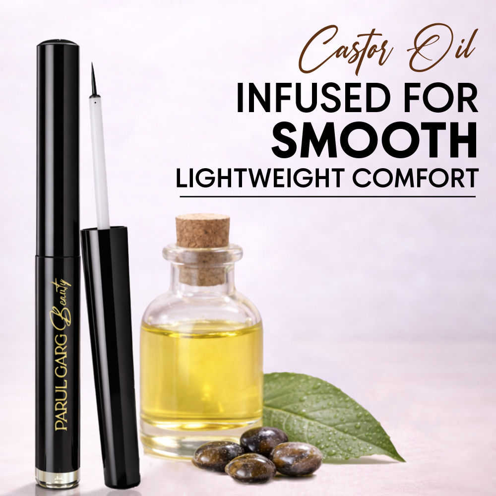 Parul Garg Beauty Black Liquid Eyeliner Smudge-Proof, Water-Resistant, Long-Stay Matte