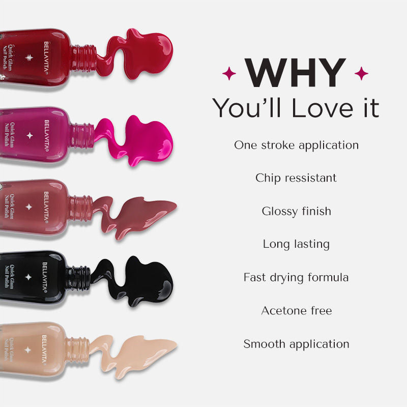 Bella Vita Organic Vibrant Color Lustrous Shine Long Lasting Nail Polish