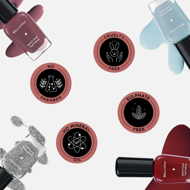 Bella Vita Organic Vibrant Color Lustrous Shine Long Lasting Nail Polish