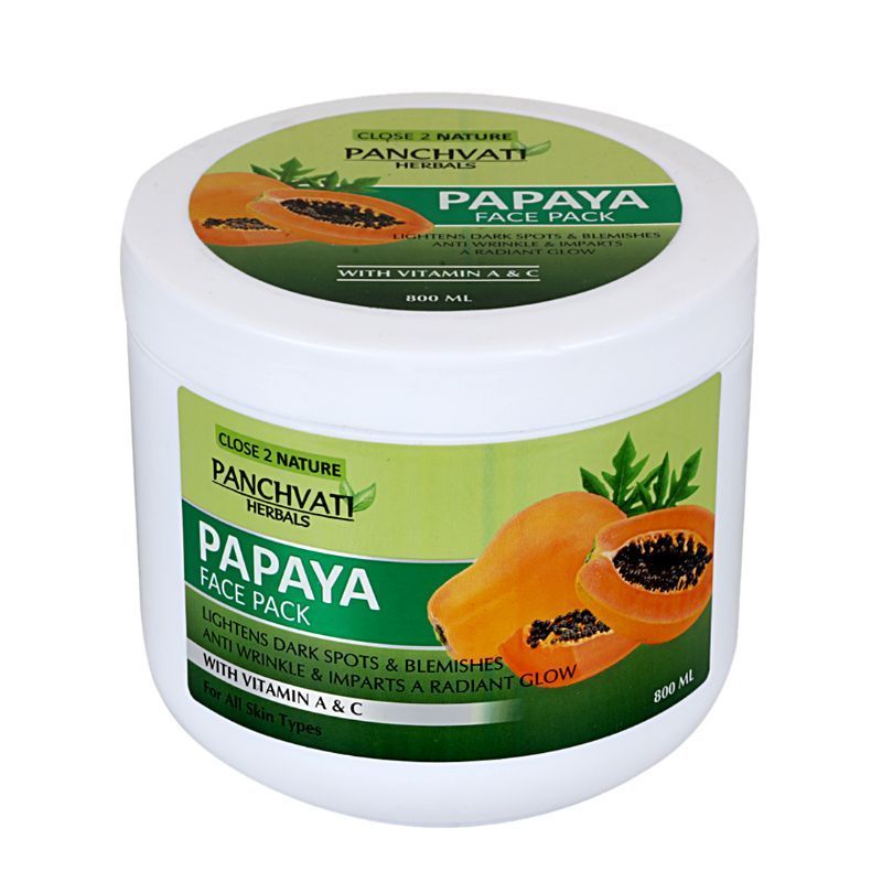Panchvati Herbals Papaya Face Pack with Vitamin A & C
