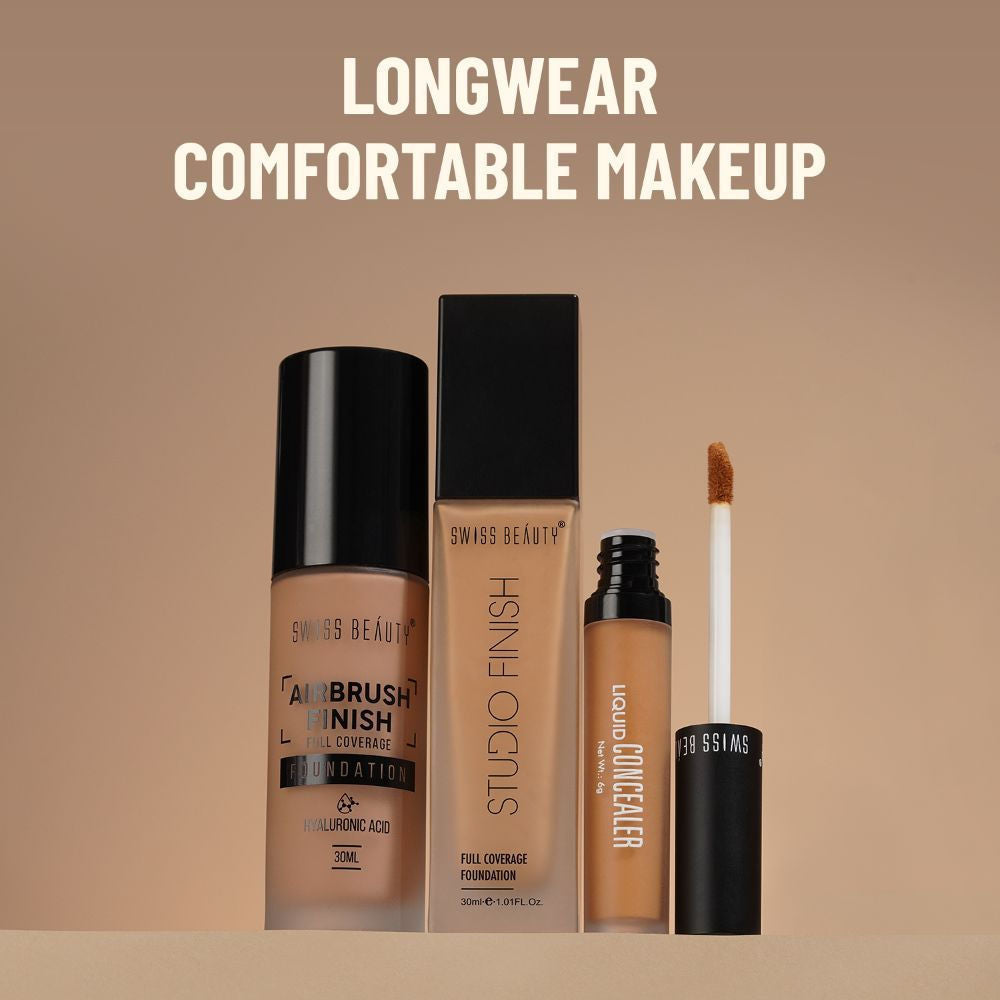 Swiss Beauty Airbrush Finish Full Coverage Foundation