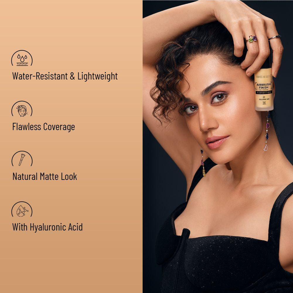 Swiss Beauty Airbrush Finish Full Coverage Foundation