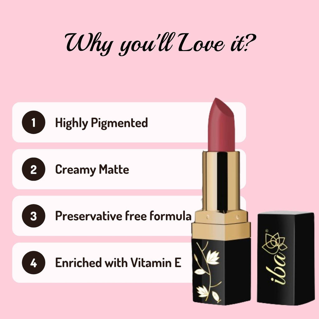 IBA Long Stay Matte Limited Edition Lipstick