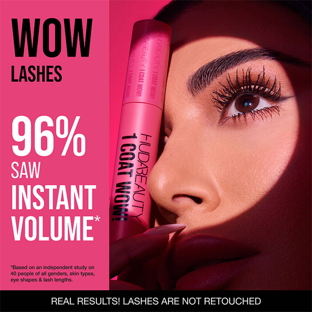 Huda Beauty One Coat Wonder All In One Mini Mascara - Very Vanta Extreme Black