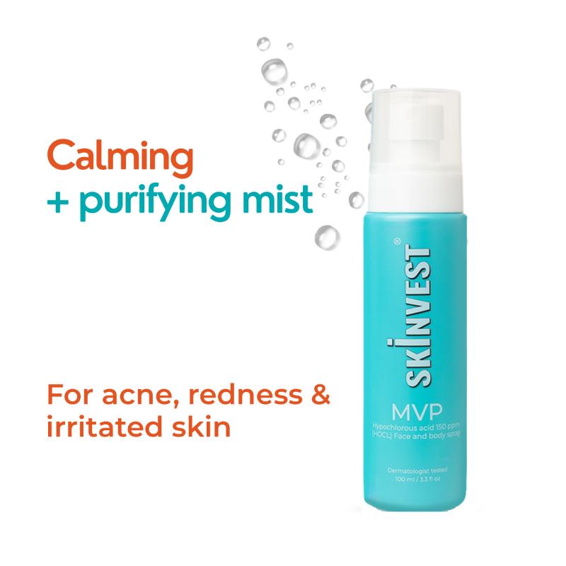 Skinvest MVP Spray Hypochlorous Acid 150 PPM (HOCL) Face & Body Spray