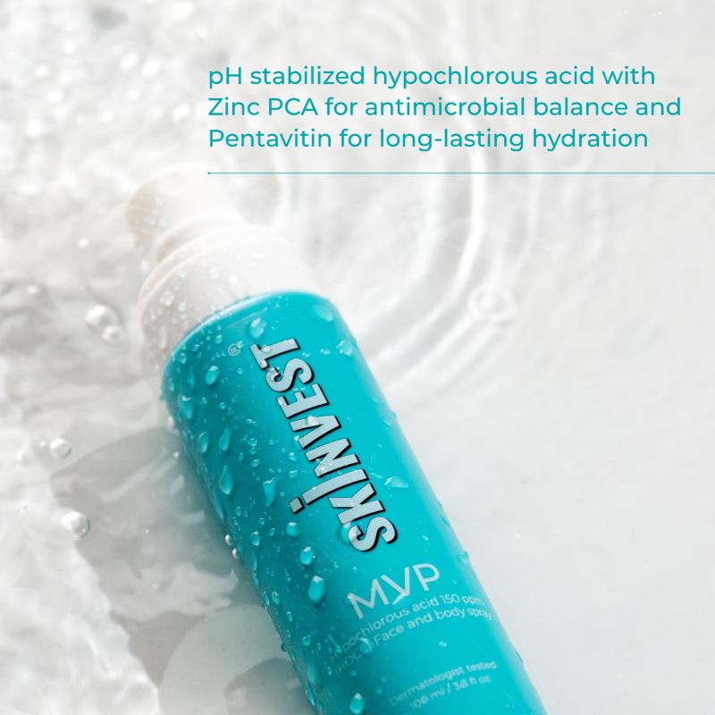 Skinvest MVP Spray Hypochlorous Acid 150 PPM (HOCL) Face & Body Spray