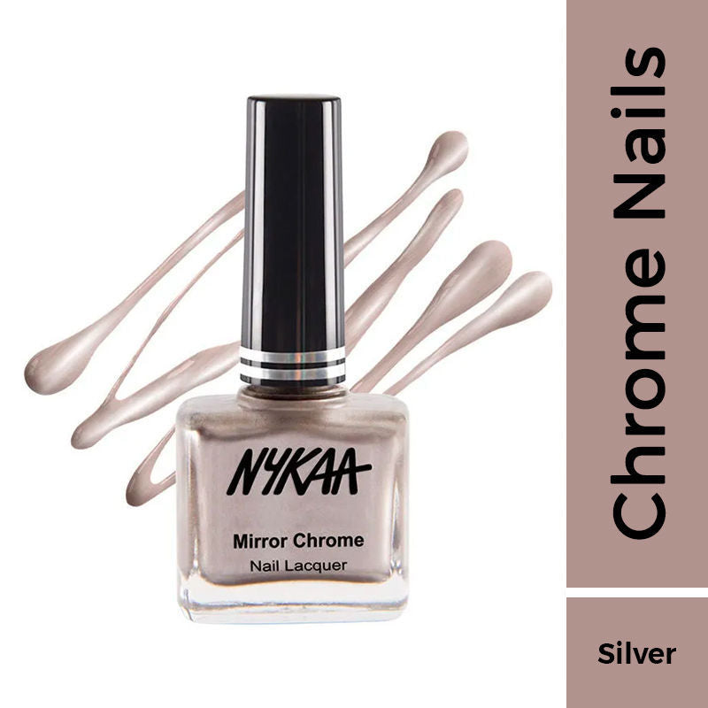 Nykaa Metallic Chrome Long Lasting Nail Enamel