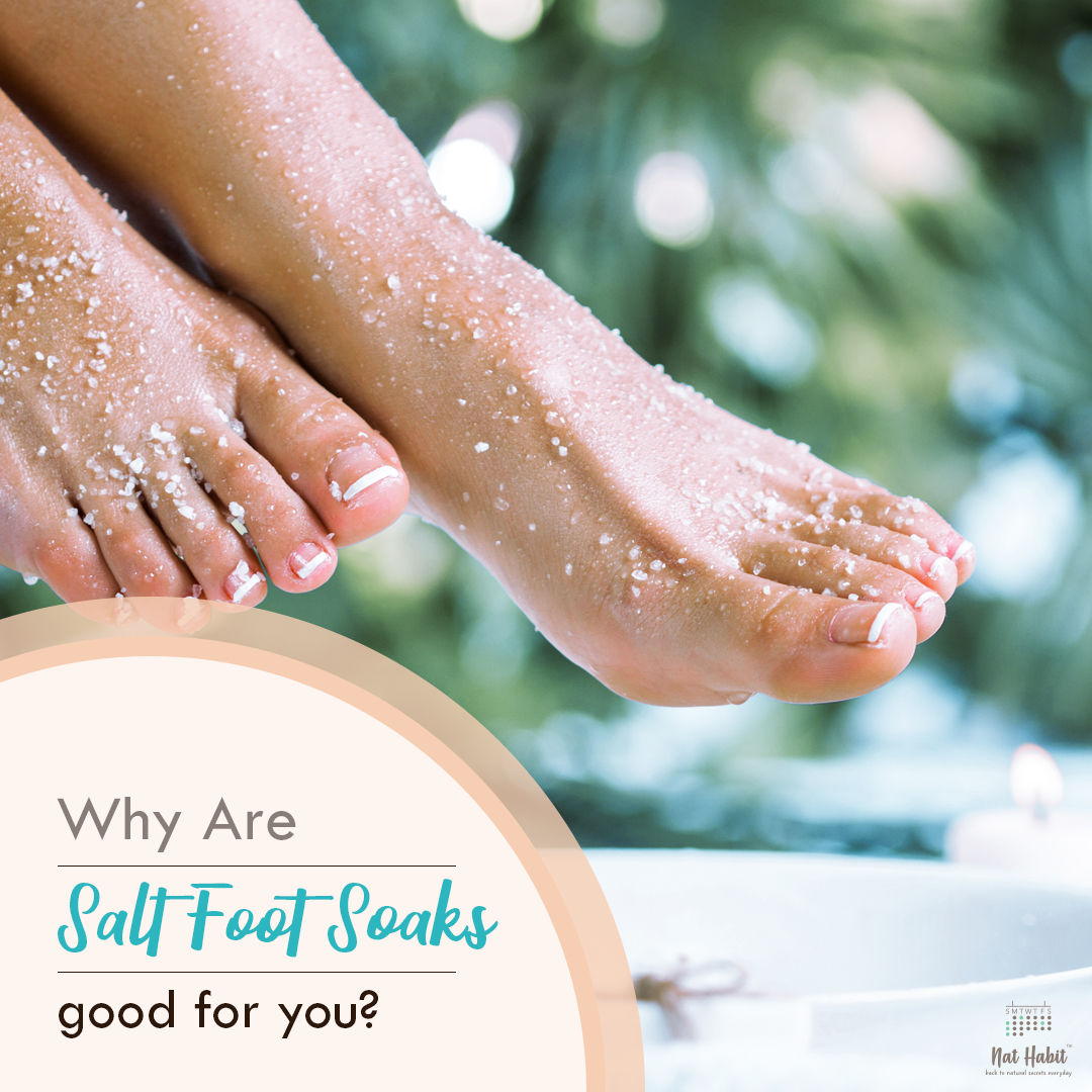 Nat Habit Cinnamon Therapeutic Foot Salt with Marigold & Orange, Foot Soak, Bath Salt, Pain Relief
