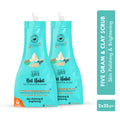 Nat Habit Five Gram & Clay Mura, Face Scrub for Skin Polishing & Brightening with Pulses & Protein