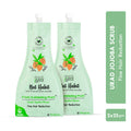 Nat Habit Urad Jojoba Exfoliating Mura, Ayurvedic Face Scrub for Fine Hair Reduction and Blackheads