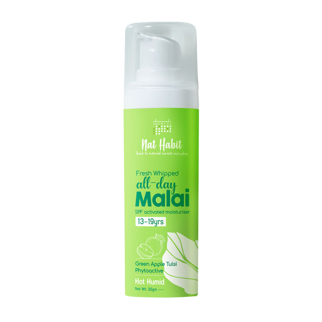 Nat Habit Green Apple Tulsi Light Moisturizer, Face Moisturizer For Combination Skin With Vit C