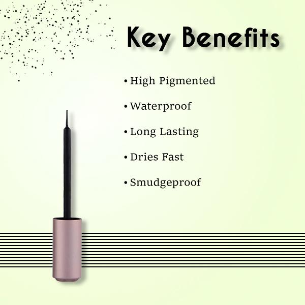 Matt look Line Express Ultimate Precision Waterproof Smudge Proof Eyeliner - Black