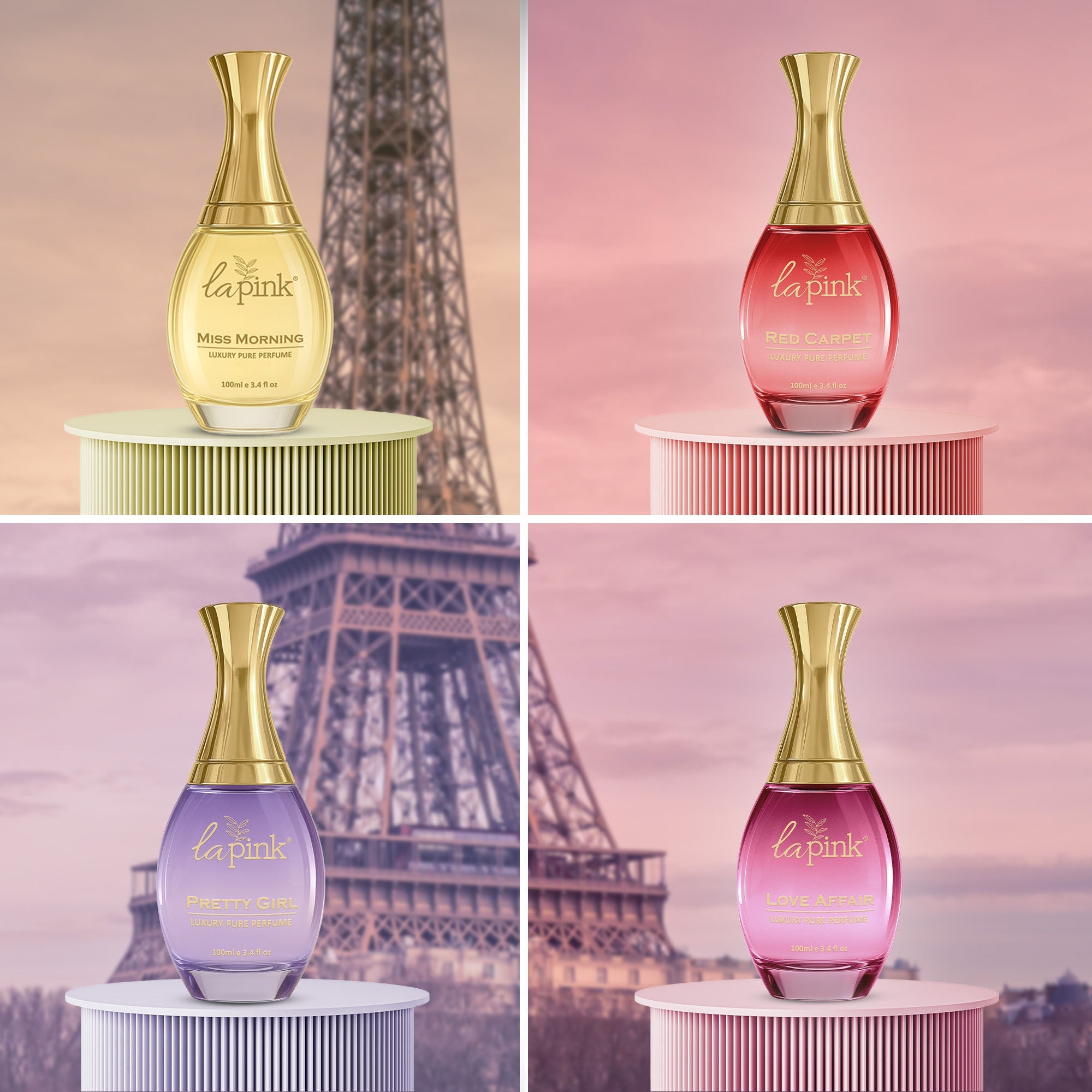 La Pink Pretty Girl French Luxury Pure Perfume For Women