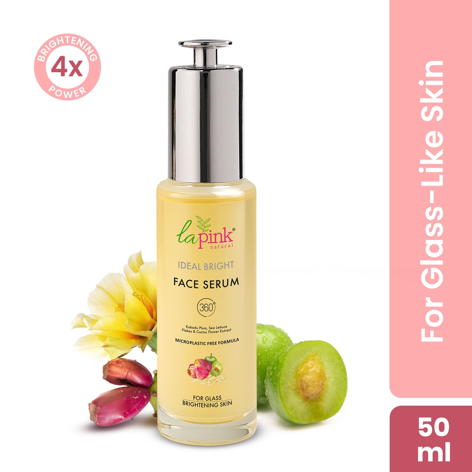La Pink Ideal Bright Face Serum With Kakadu Plum For Hyperpigmentation & Dark Spot Reduction