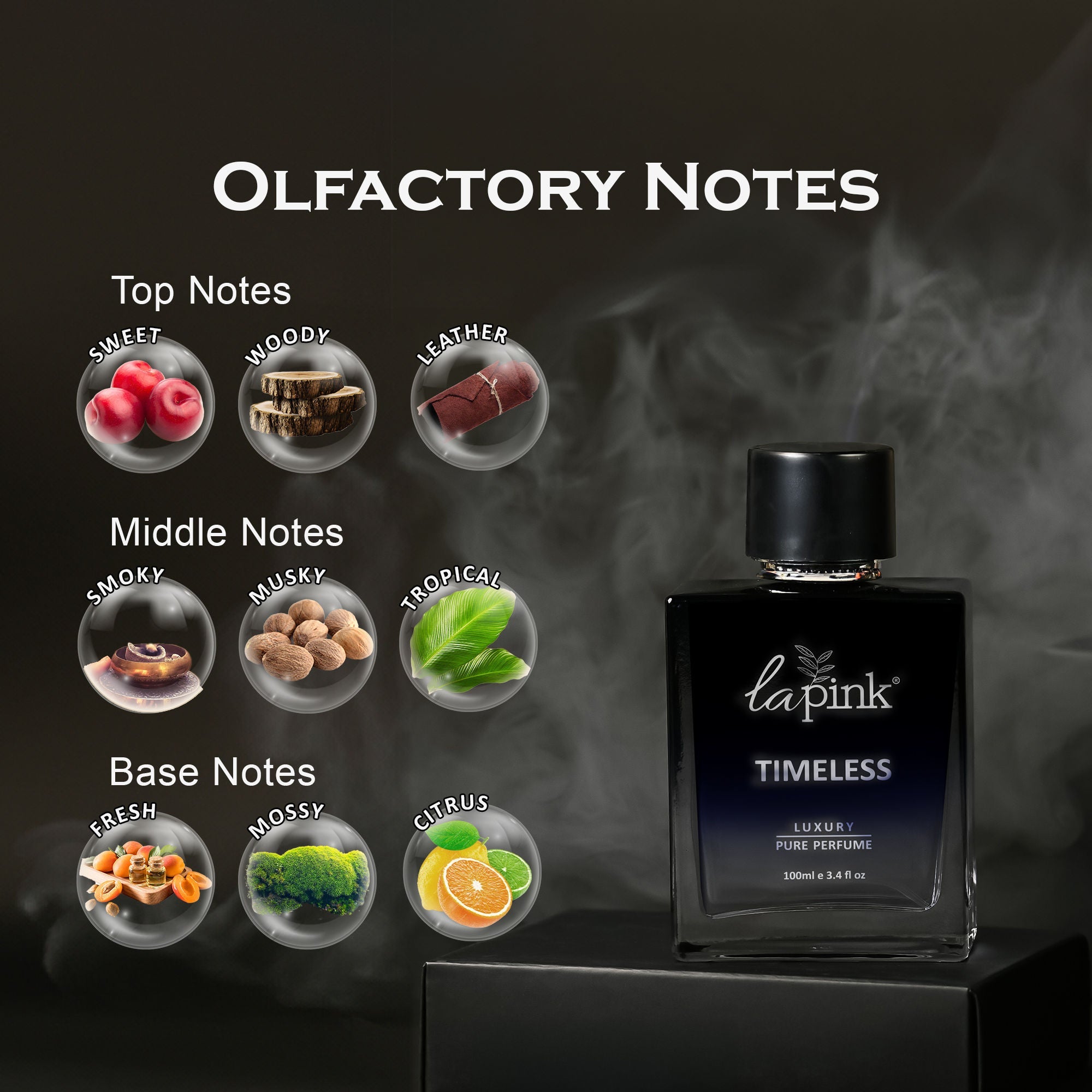 La Pink Timeless French Luxury Pure Perfume For Men