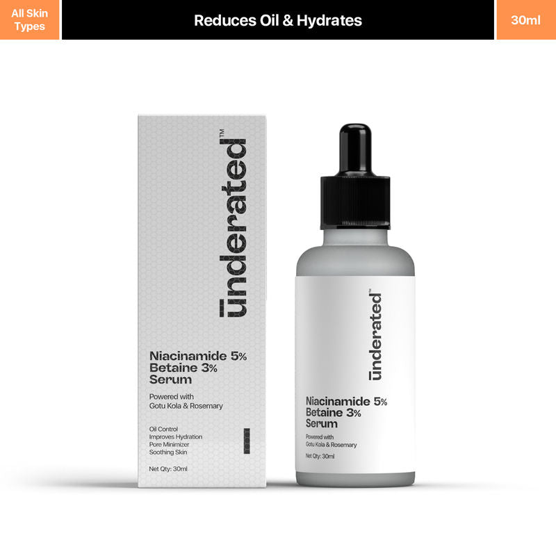 Underated 5% Niacinamide & 3% Betaine Serum