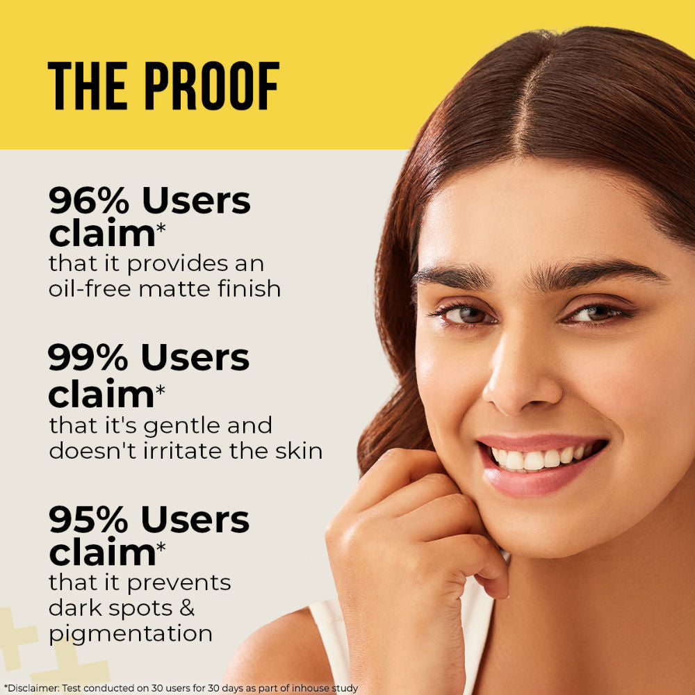 Dr. Sheth's Kesar & Kojic Oil-Free Sunscreen SPF 50+ PA++++ In-Vivo Tested For Pigmentation