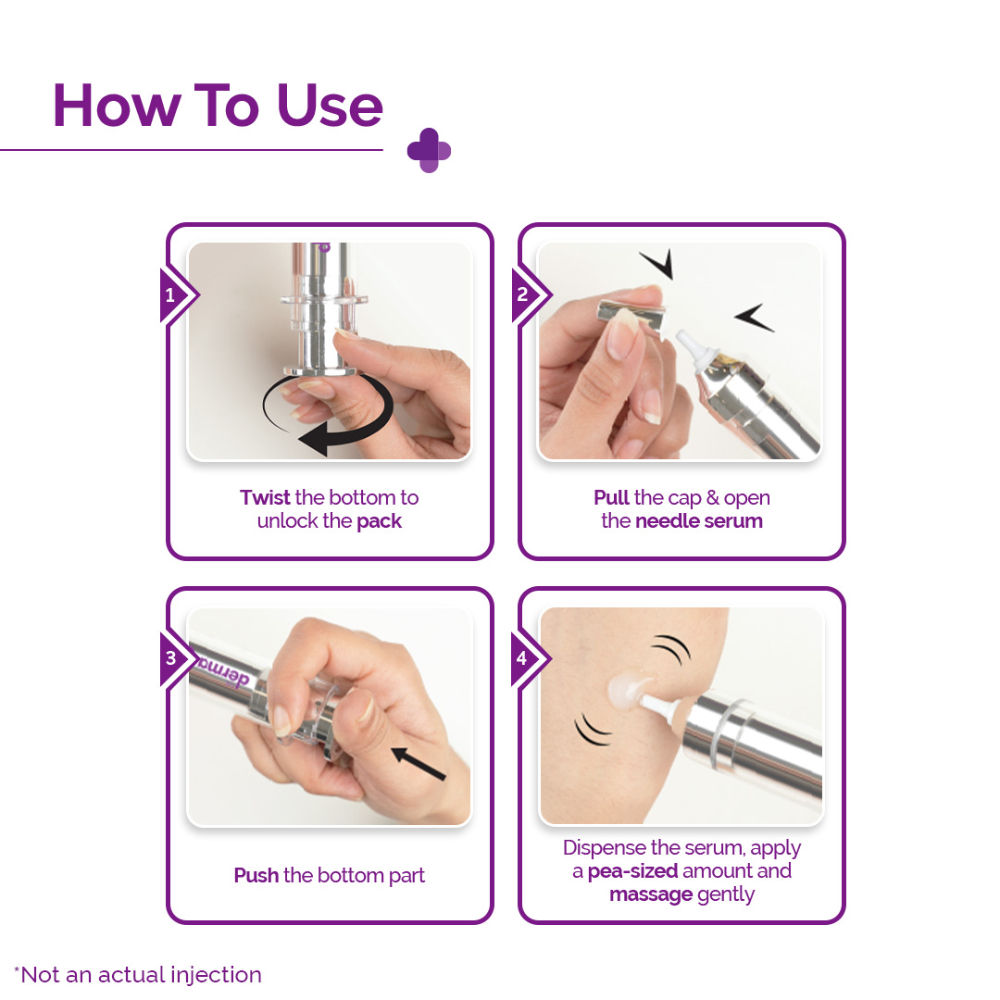 The Derma Co 3000 PPM Retinol Microneedle Serum Shot Anti-Ageing, Wrinkles, Fine Lines, All Skin