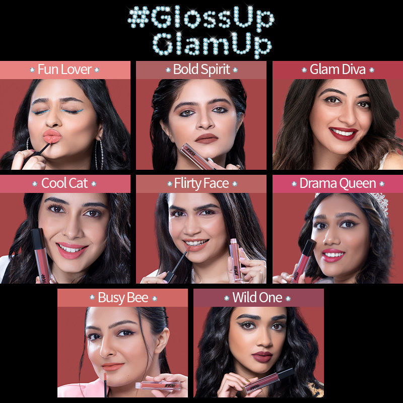 Nykaa Cosmetics 8hour Lasting Full Cover Matte Gloss