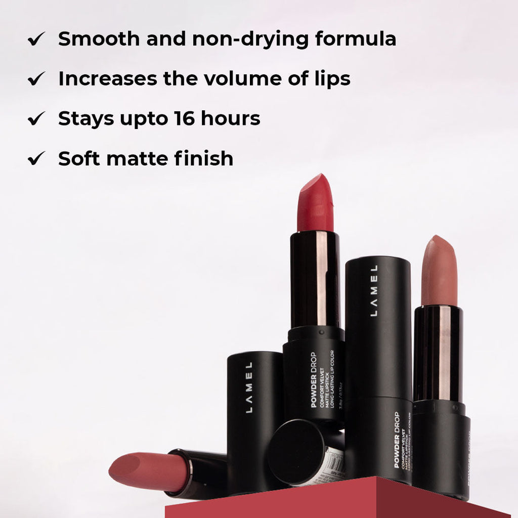 LAMEL Powder Drop Matte Lipstick