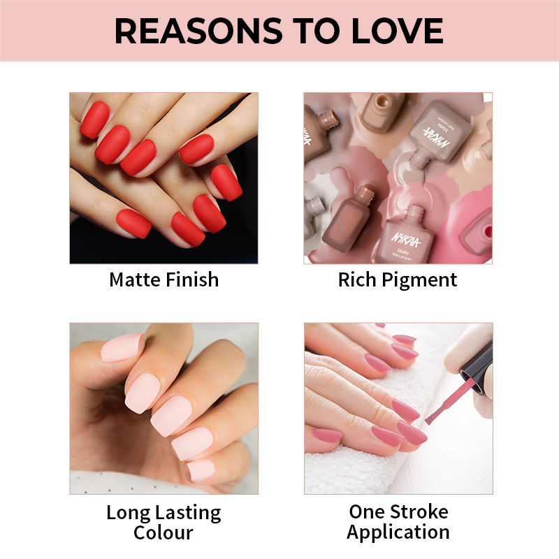 Nykaa Cosmetics Matte Nail Enamel
