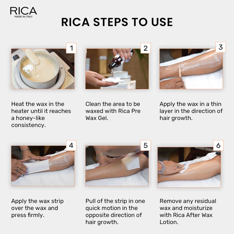 Rica Black Liposoluble Wax For All Skin Type With Glyceryl Rosinate & Natural Beeswax