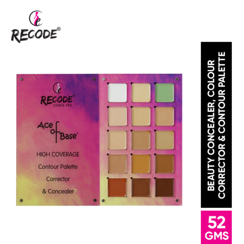 Recode Beauty Concealer, Colour Corrector & Contour Palette