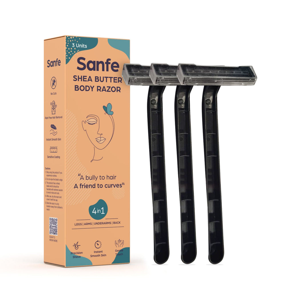 Sanfe Shea Butter Body Razor 4 in 1 for Women