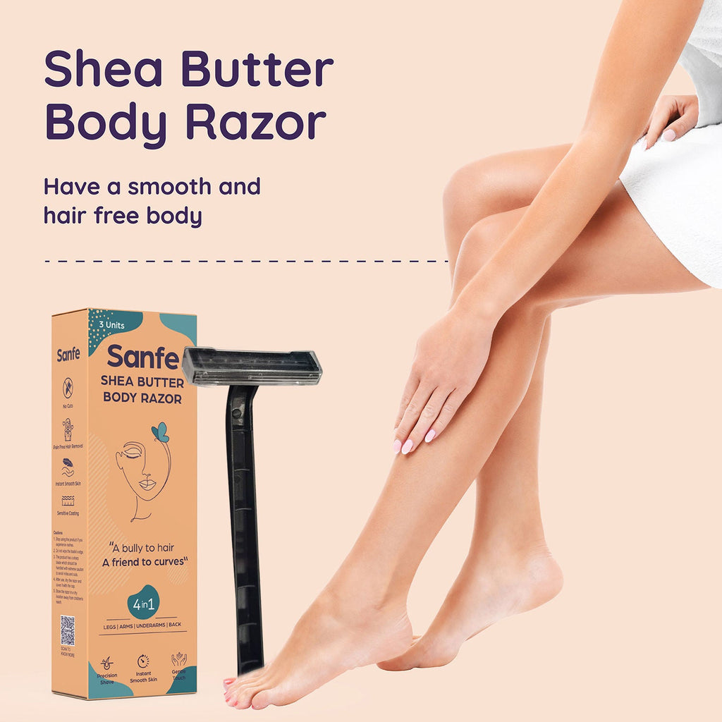 Sanfe Shea Butter Body Razor 4 in 1 for Women